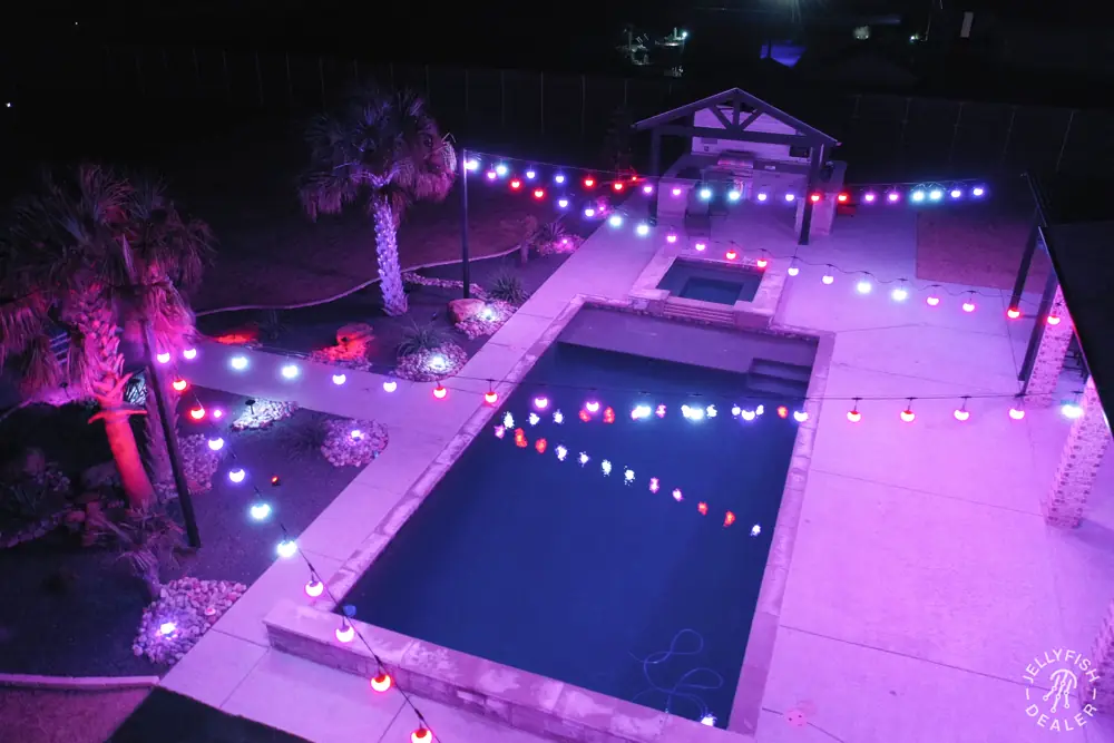 Pool Parties lighting example